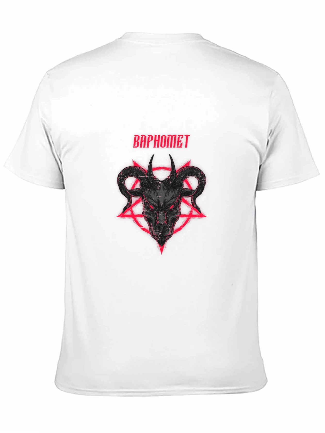 Baphomet Goat Tee - Satanic Graphic T-Shirt - Black