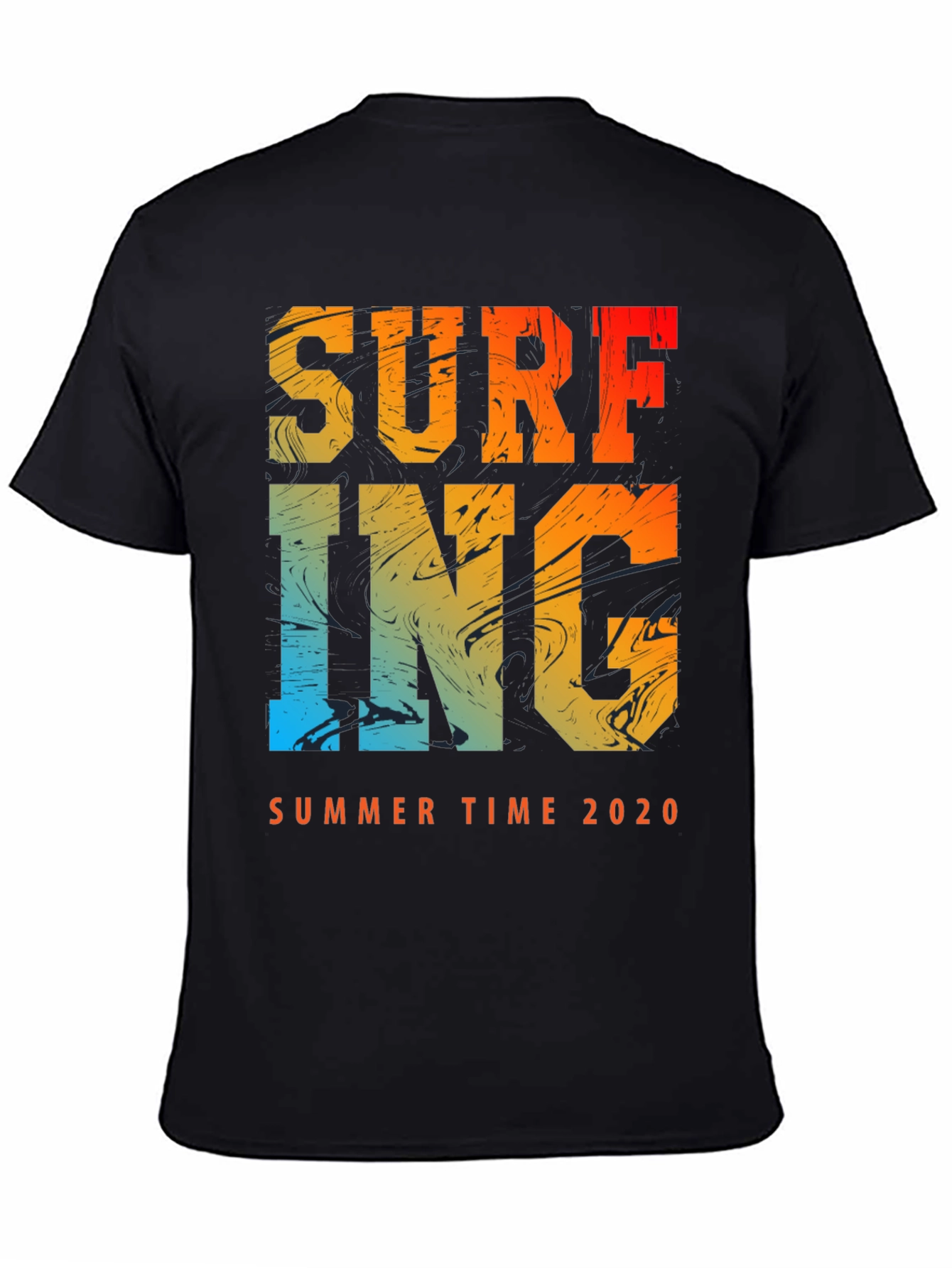 Surfing Summer Time 2020 Mens Graphic Tee