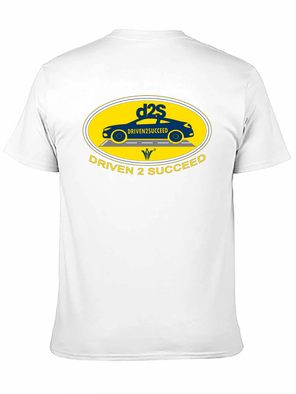 Driven 2 Succeed Black T-Shirt with Car Design
