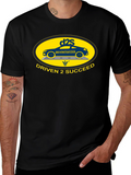Driven 2 Succeed Black T-Shirt with Car Design