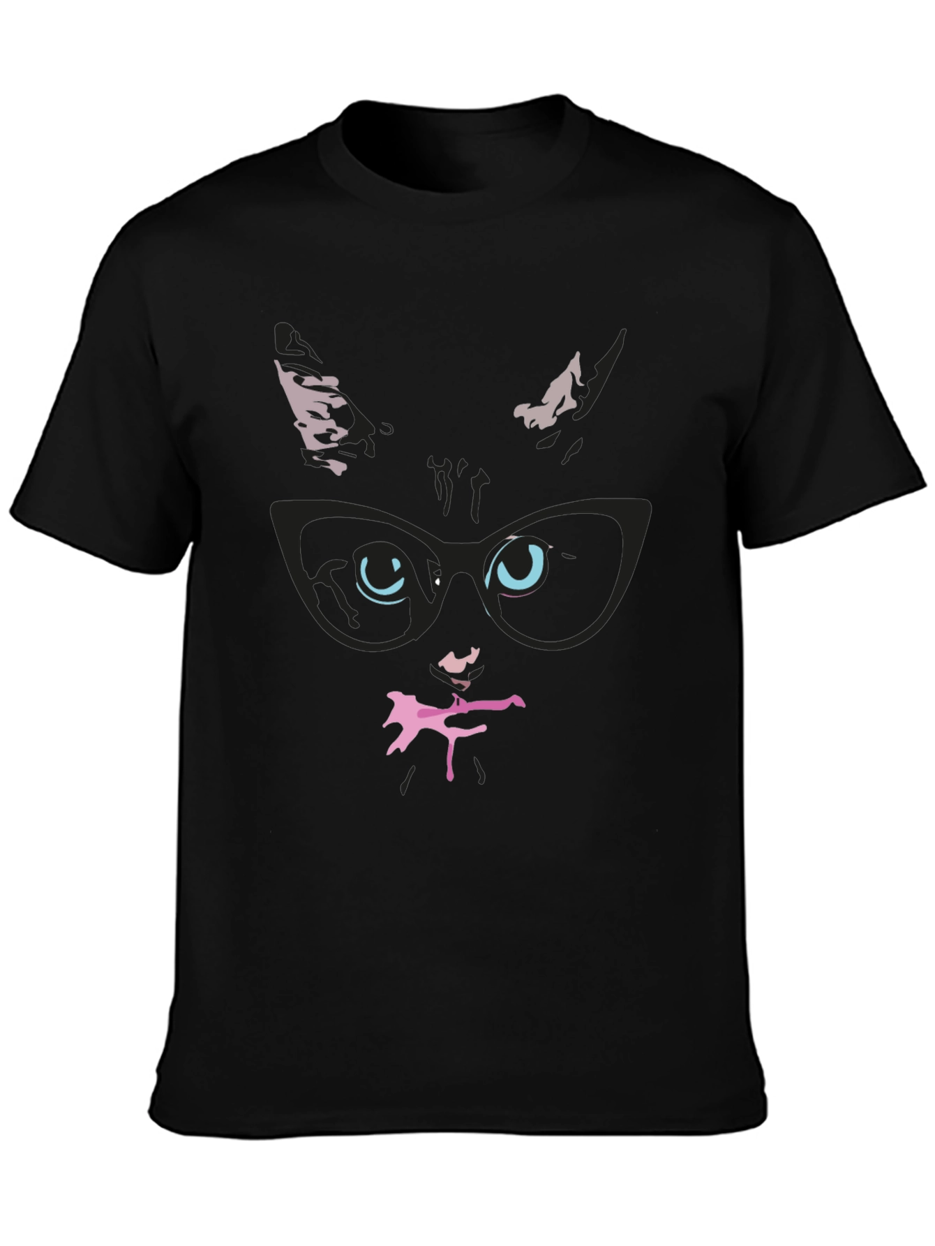 Cool Cat in Glasses T-Shirt