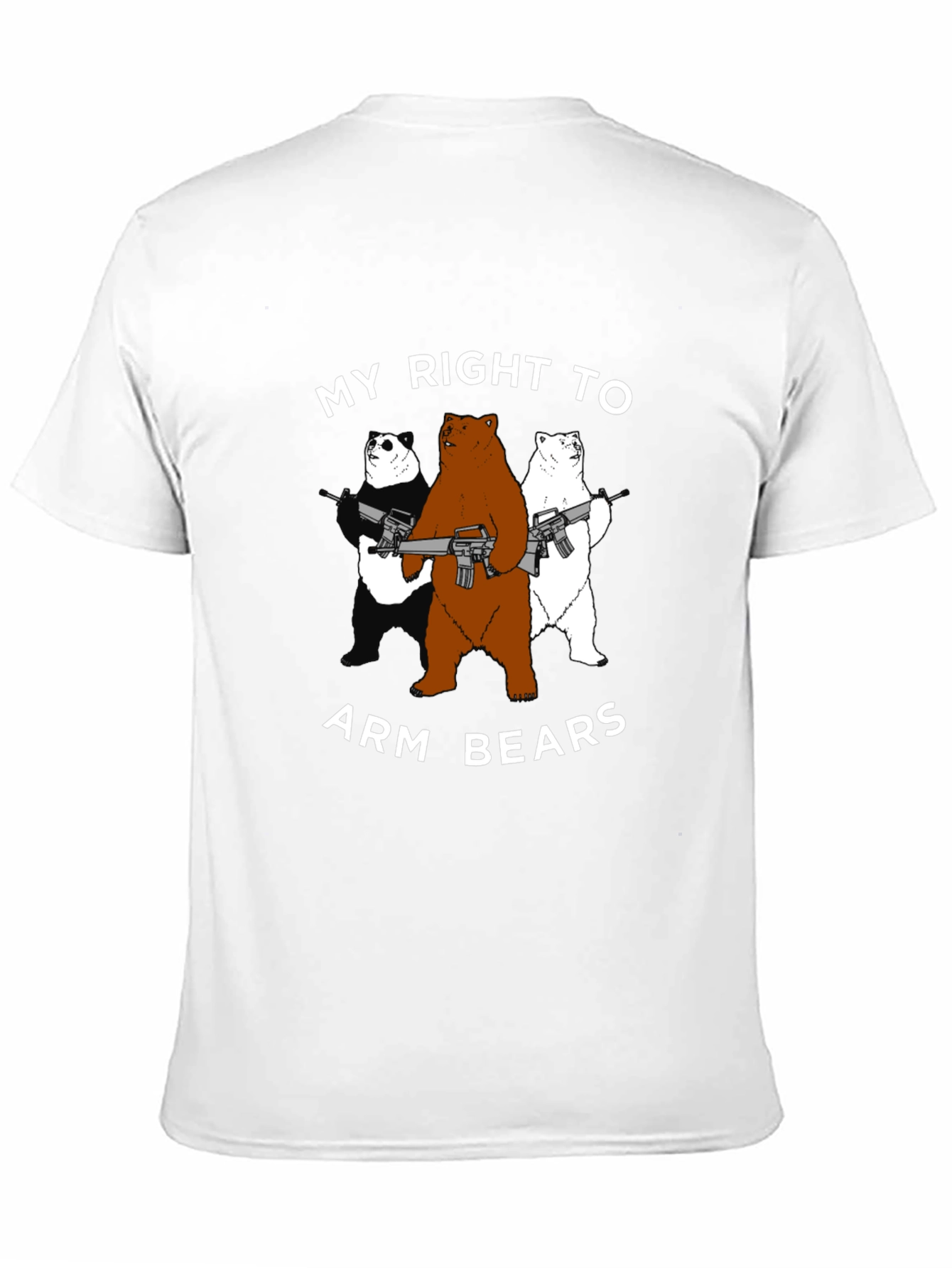 Arm Bears T-Shirt - Funny Graphic Tee