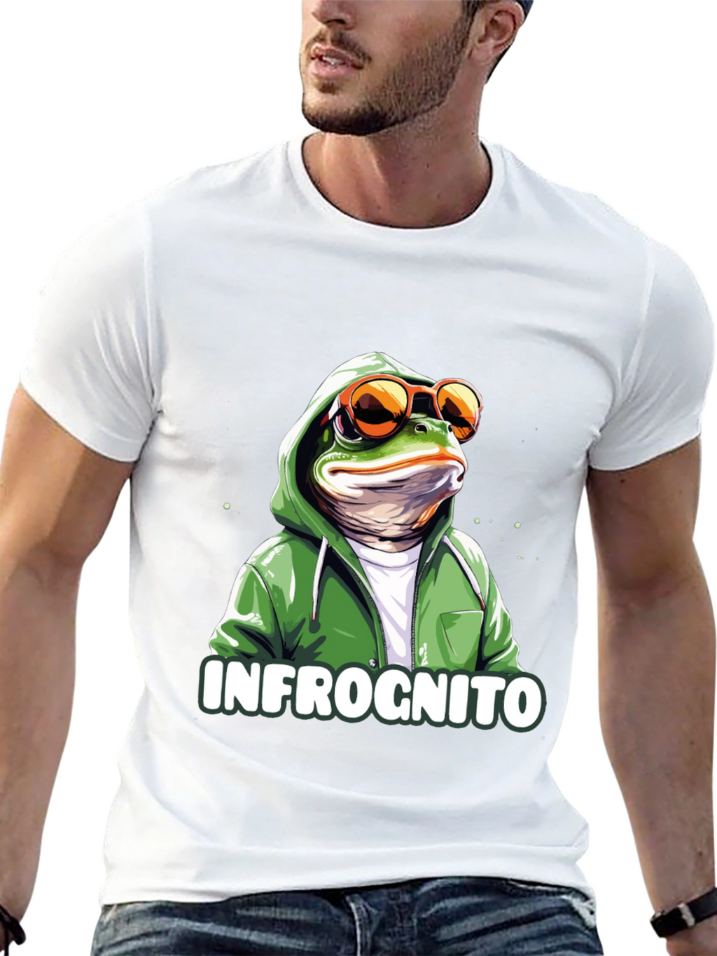 Infrognito Frog T-Shirt - Cool & Funny Design