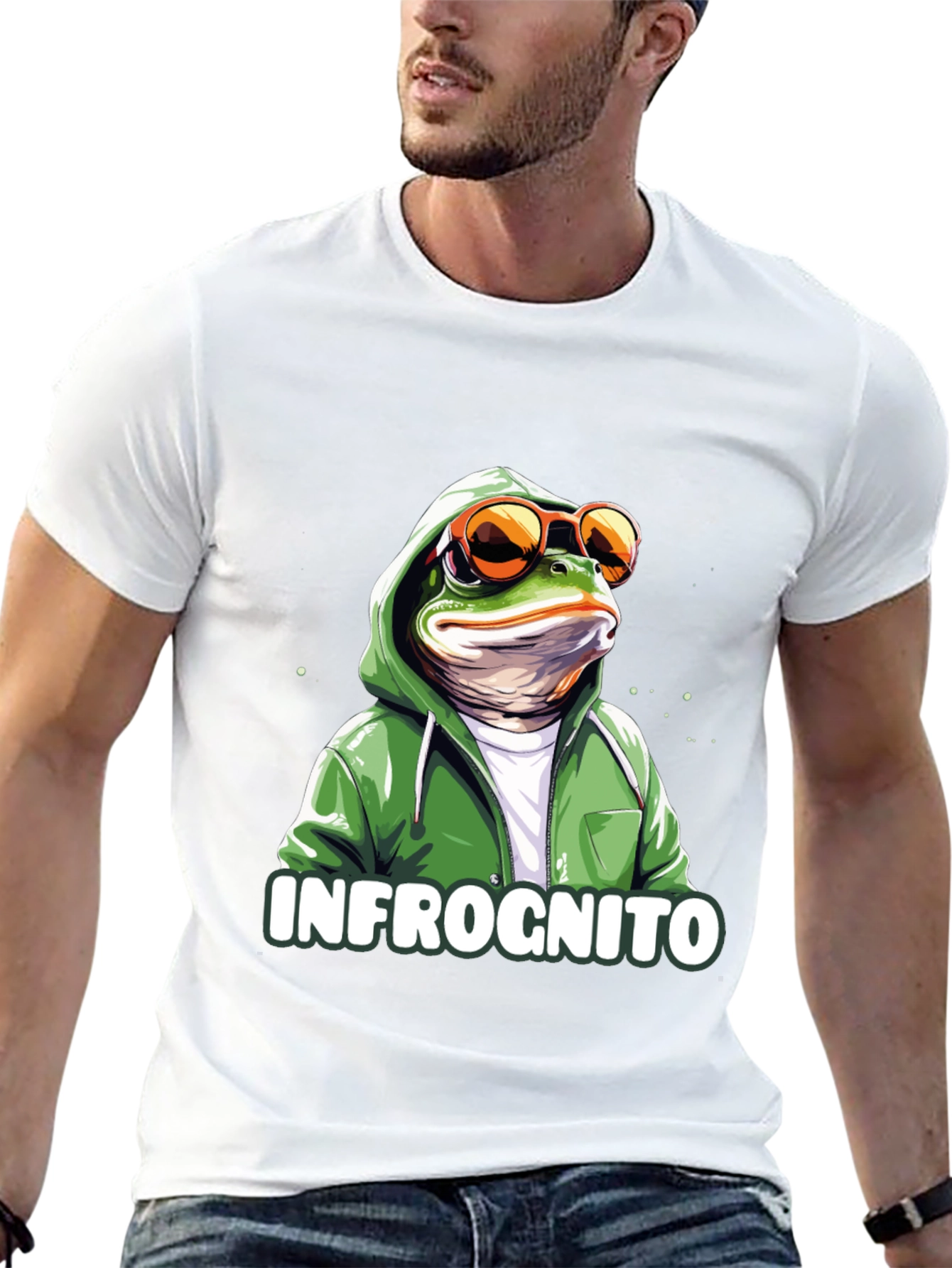 Infrognito Frog T-Shirt - Cool & Funny Design