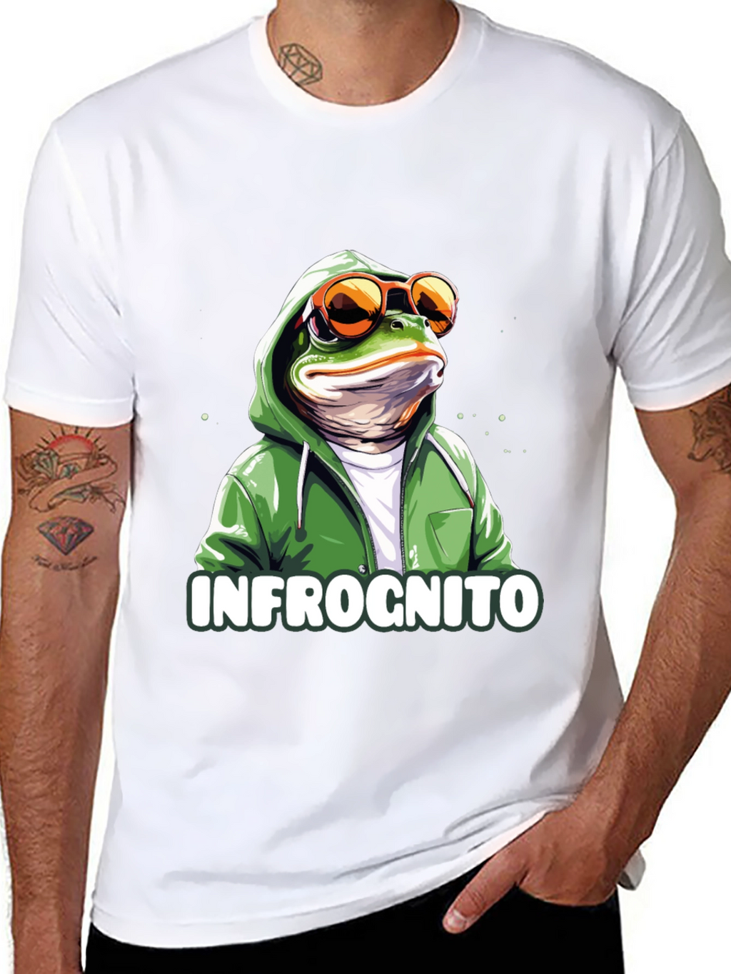 Infrognito Frog T-Shirt - Cool & Funny Design