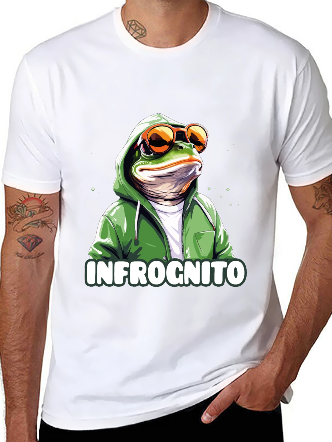 Infrognito Frog T-Shirt - Cool & Funny Design