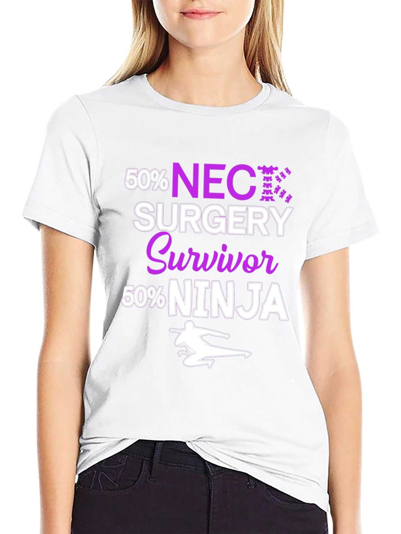 NEC Surgery Survivor Ninja T-Shirt