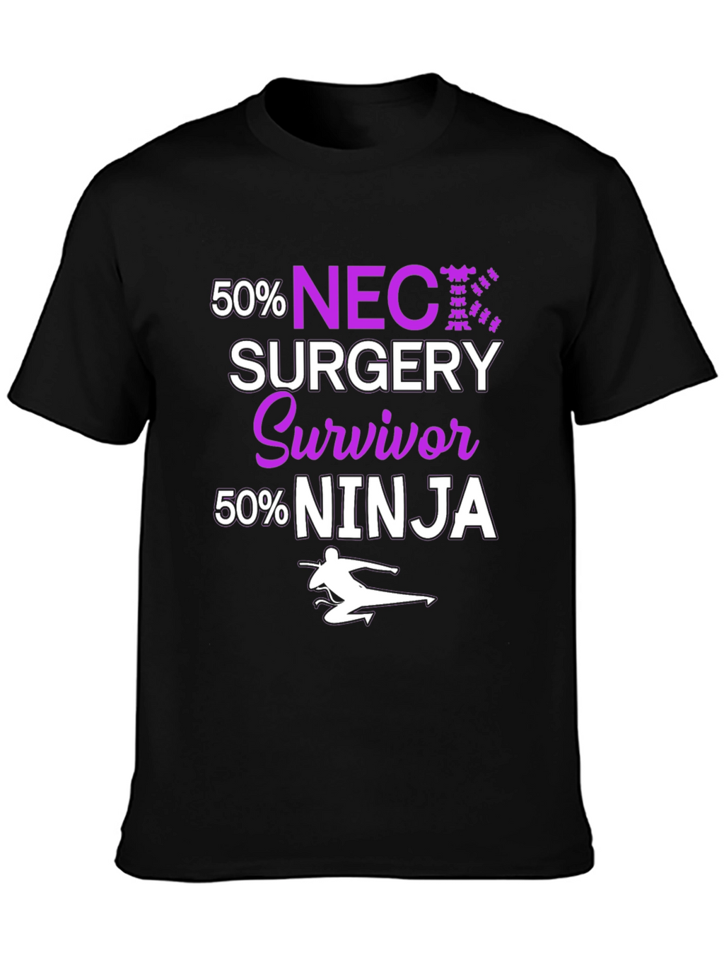NEC Surgery Survivor Ninja T-Shirt