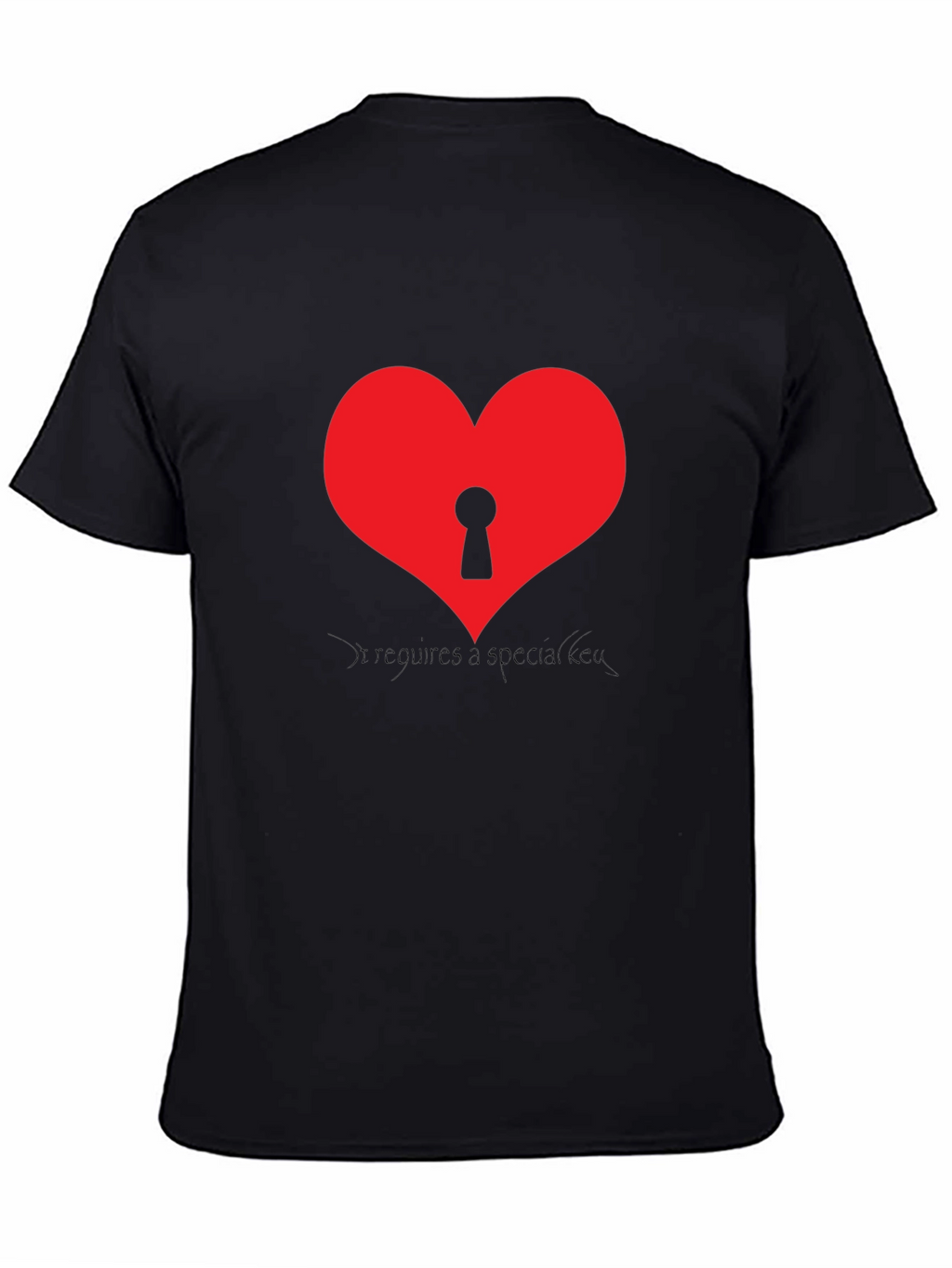 Heart with Keyhole Graphic T-Shirt