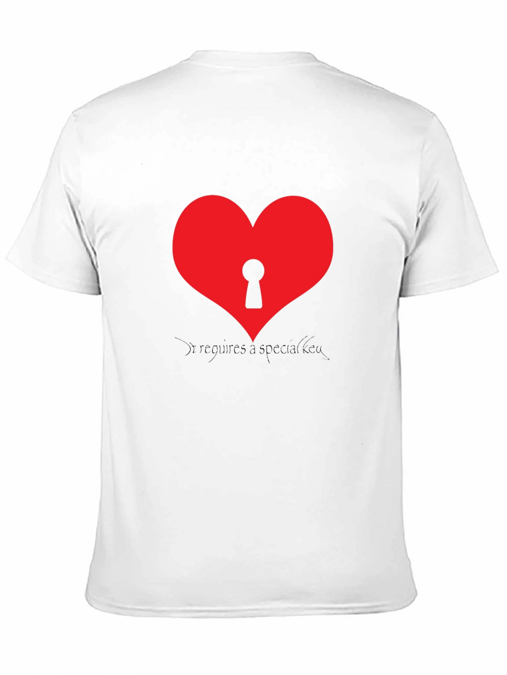 Heart with Keyhole Graphic T-Shirt