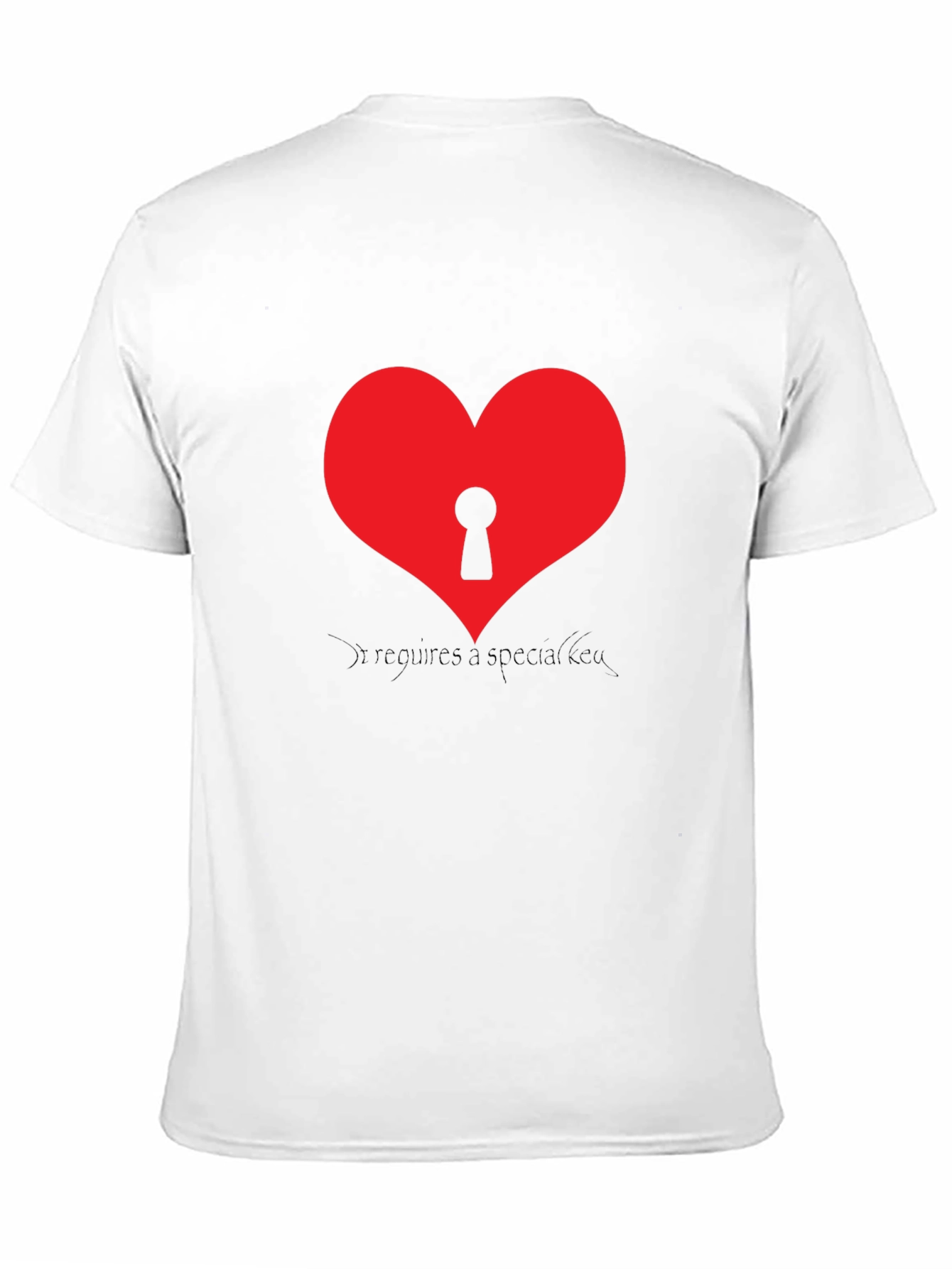 Heart with Keyhole Graphic T-Shirt