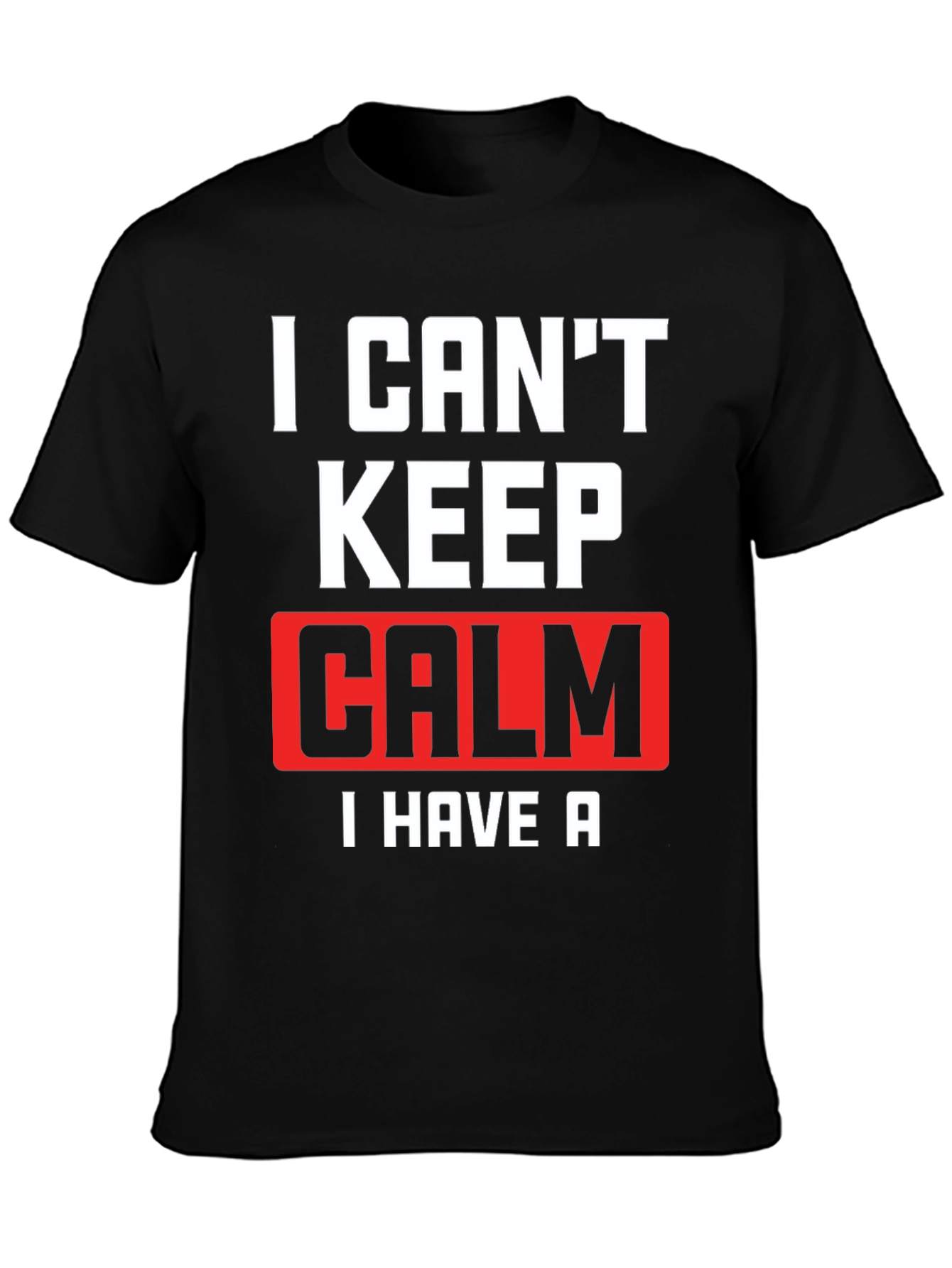 I Cant Keep Calm T-Shirt Funny Graphic Tee