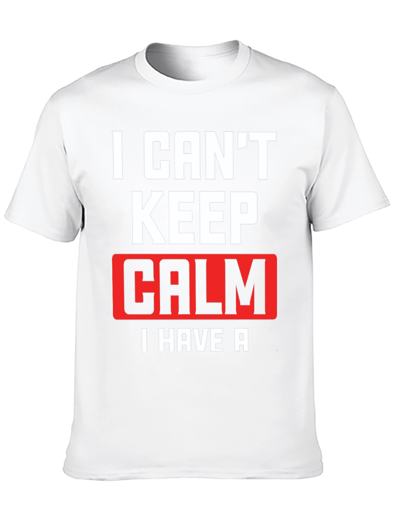 I Cant Keep Calm T-Shirt Funny Graphic Tee
