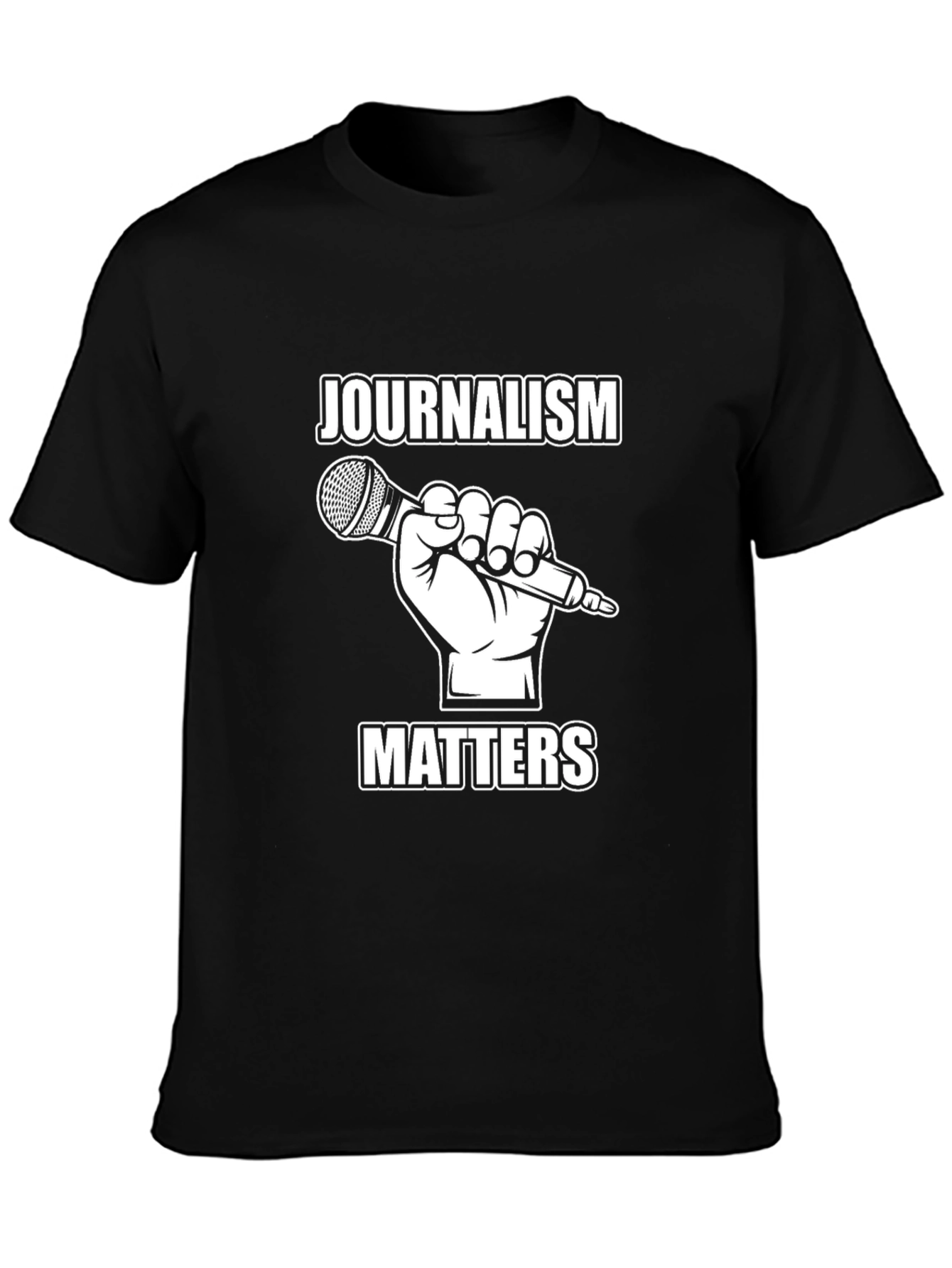 Journalism Matters Black Graphic T-Shirt