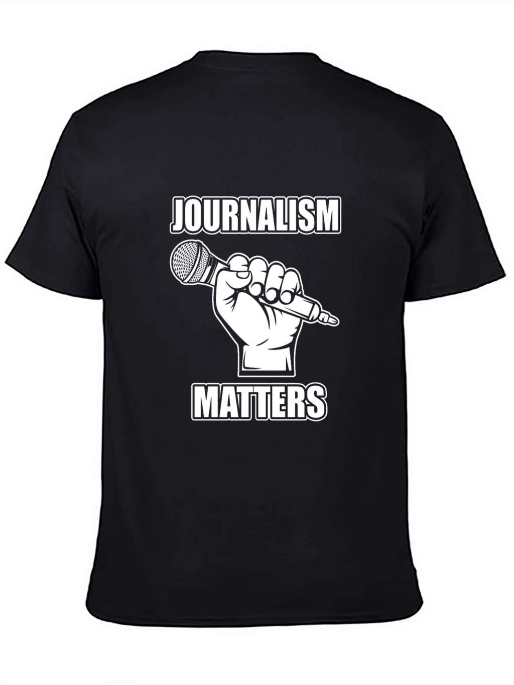 Journalism Matters Black Graphic T-Shirt
