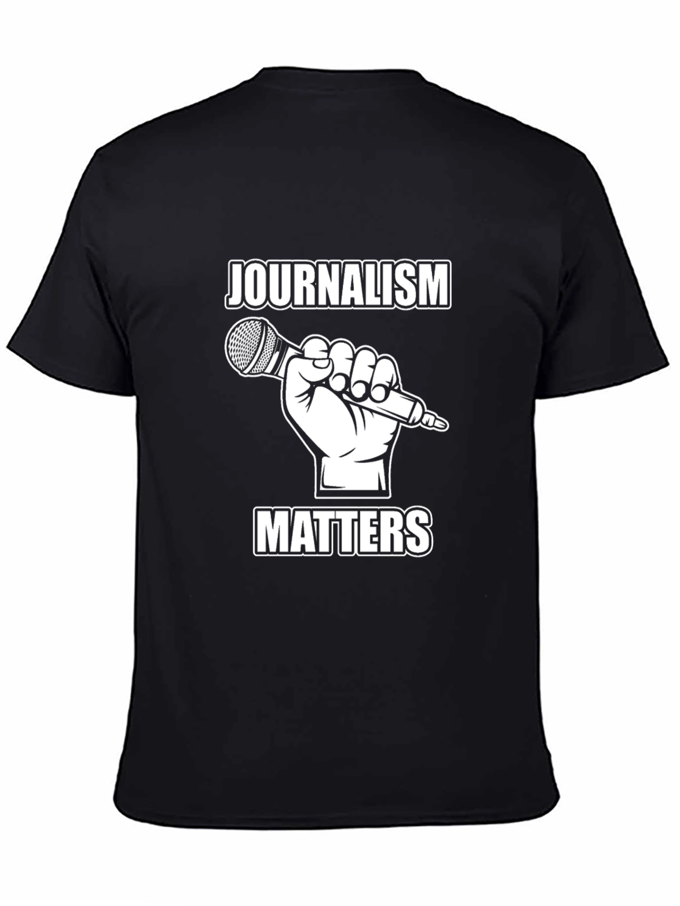 Journalism Matters Black Graphic T-Shirt
