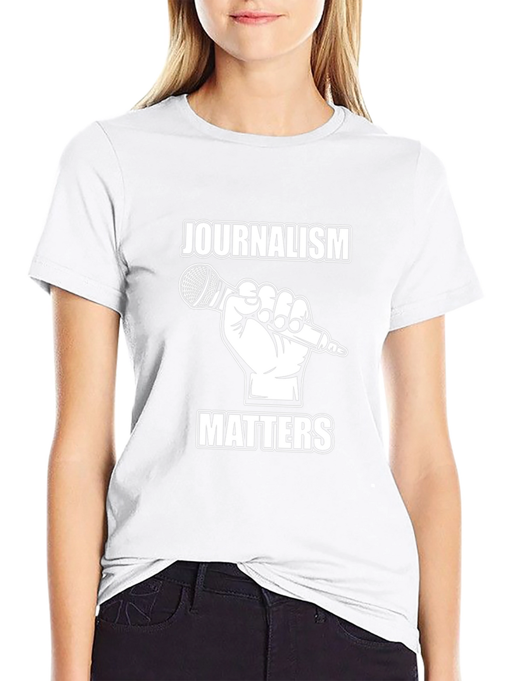 Journalism Matters Black Graphic T-Shirt