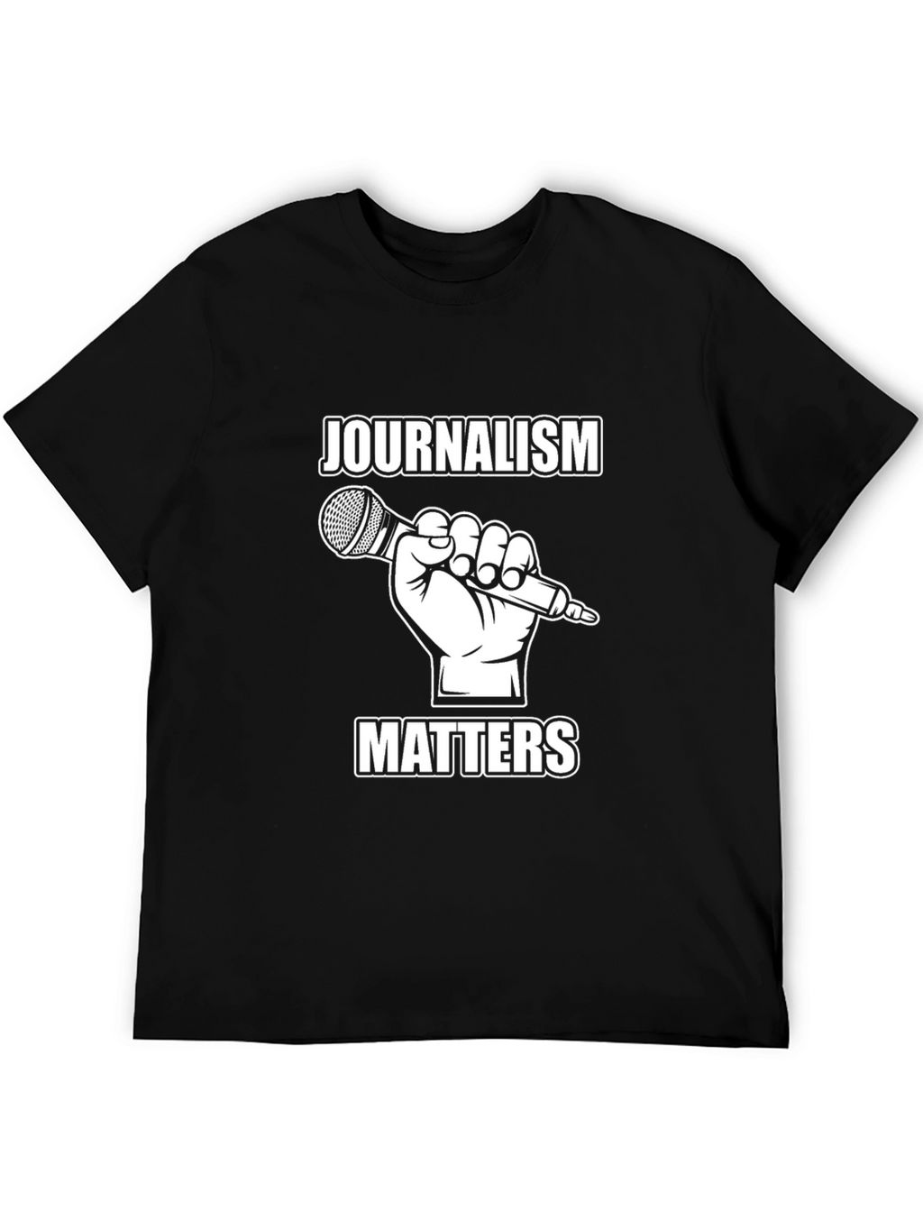 Journalism Matters Black Graphic T-Shirt