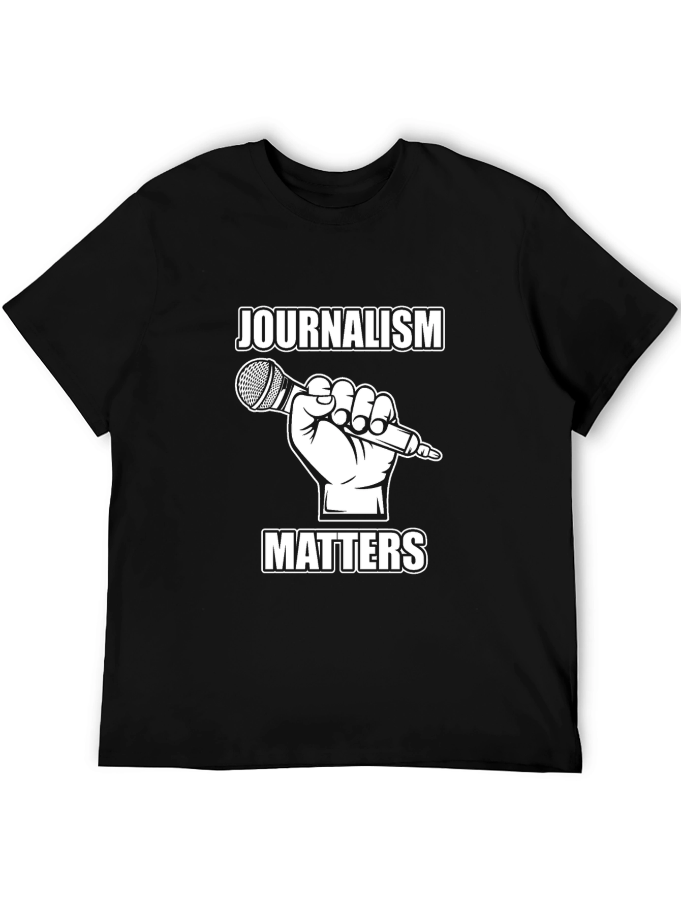 Journalism Matters Black Graphic T-Shirt