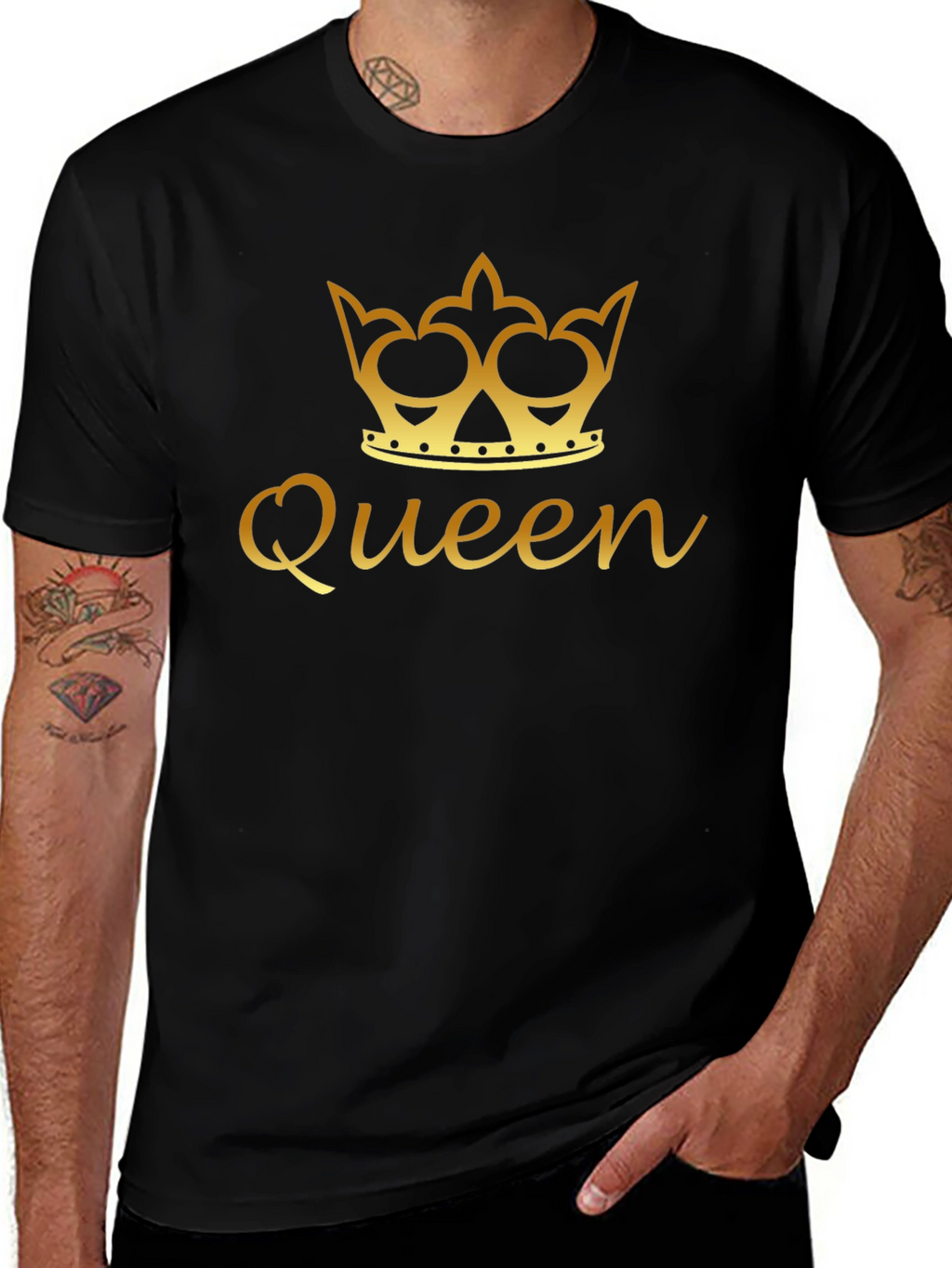 Queen Crown Graphic T-Shirt - Stylish Unisex Design