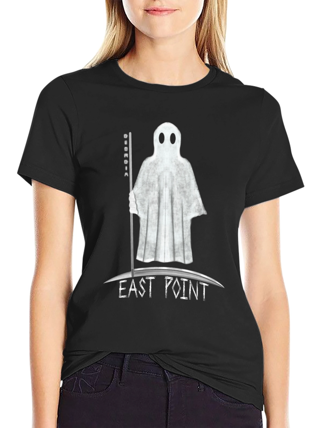 East Point Georgia Grim Reaper Ghost T-Shirt