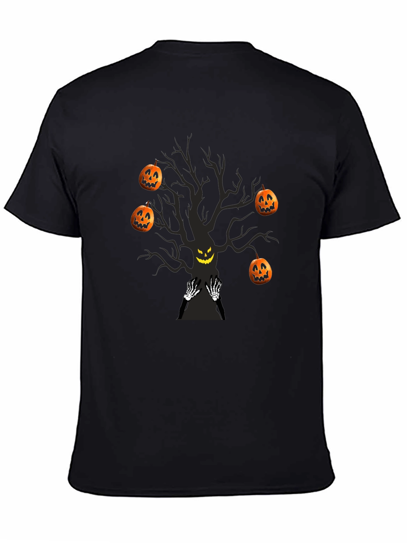 Halloween Tree T-Shirt Pumpkin Ghost Tee