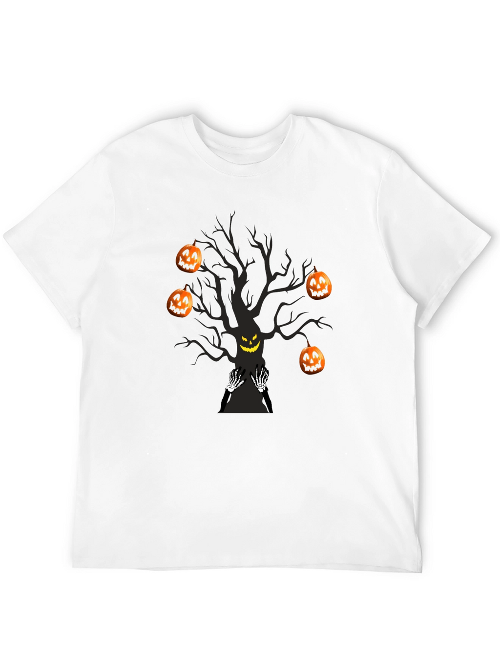 Halloween Tree T-Shirt Pumpkin Ghost Tee