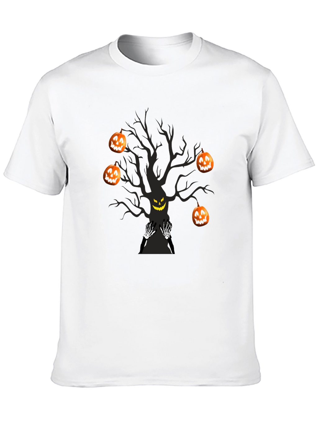 Halloween Tree T-Shirt Pumpkin Ghost Tee