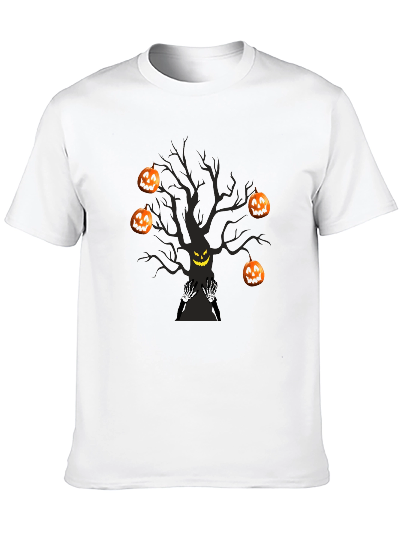 Halloween Tree T-Shirt Pumpkin Ghost Tee