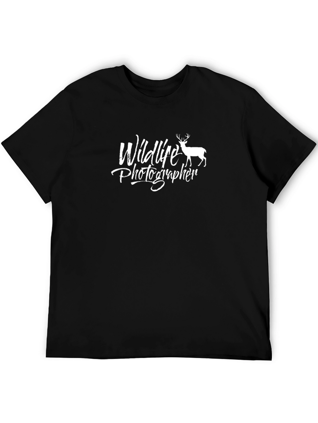 Wildlife Photographer Graphic Tee - Black