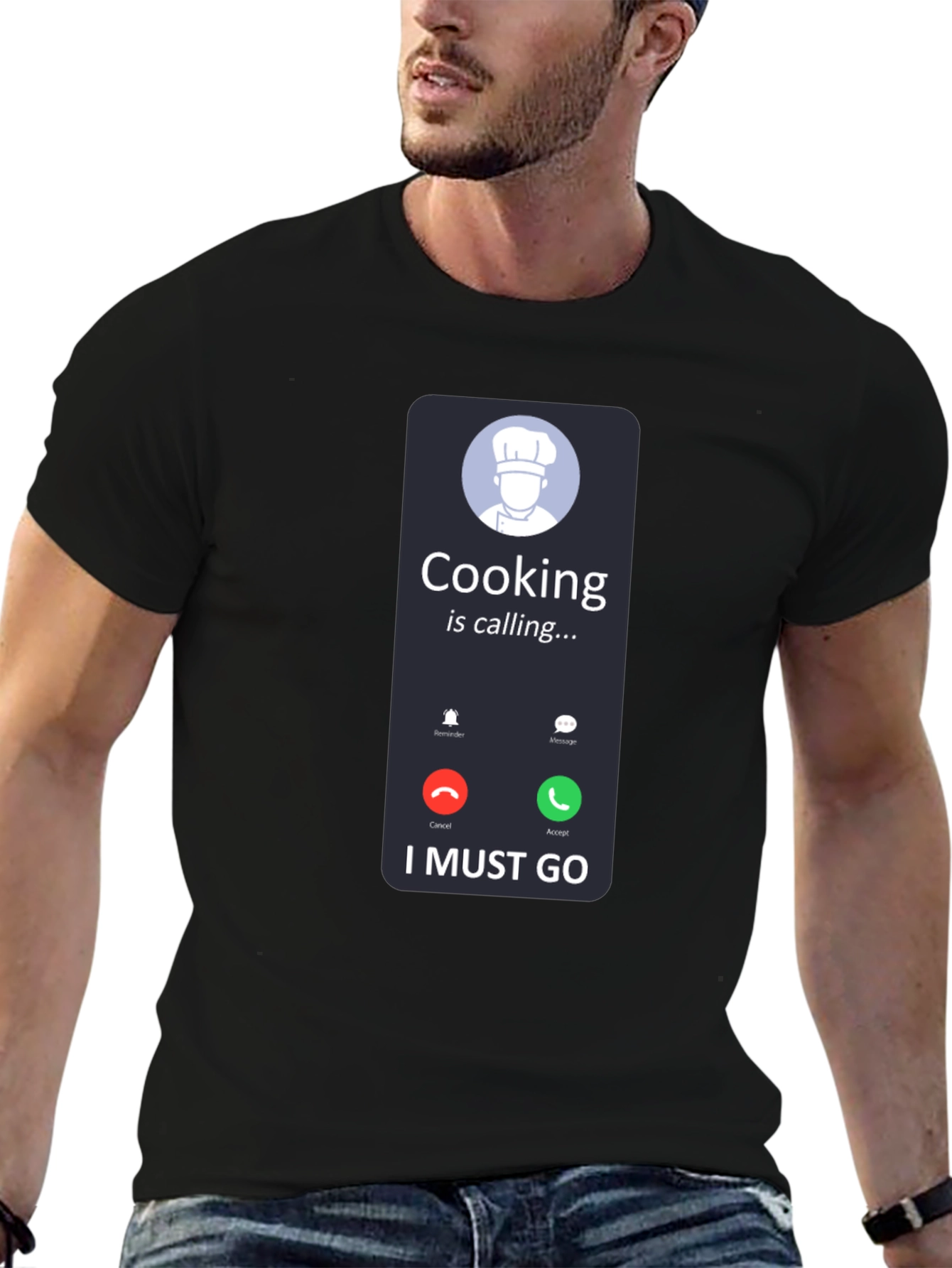 Cooking is Calling T-Shirt - Chef Humor Tee