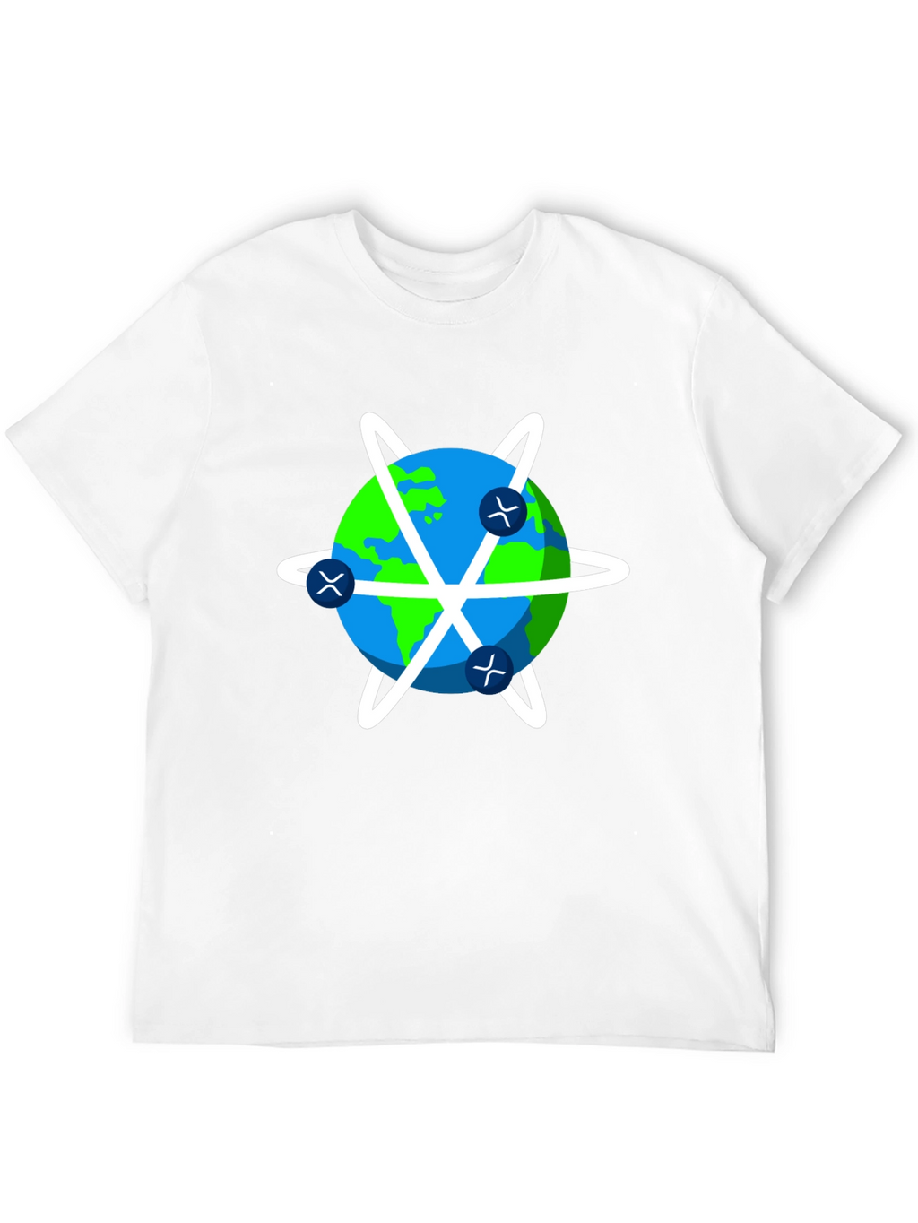 Global Network T-Shirt - Black Cotton Graphic Tee