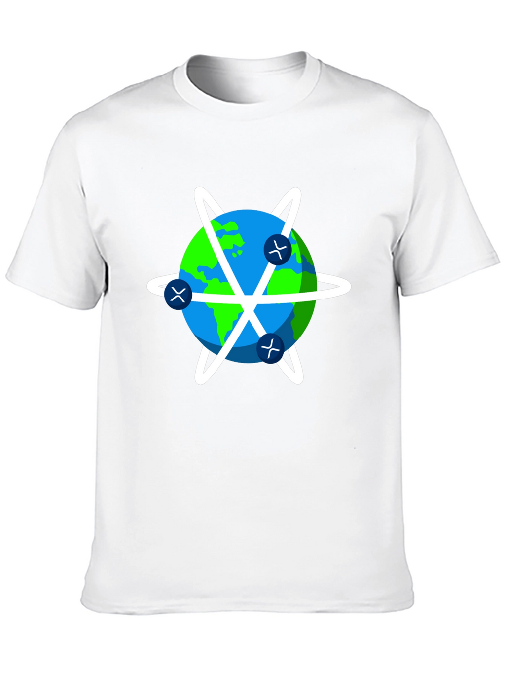 Global Network T-Shirt - Black Cotton Graphic Tee