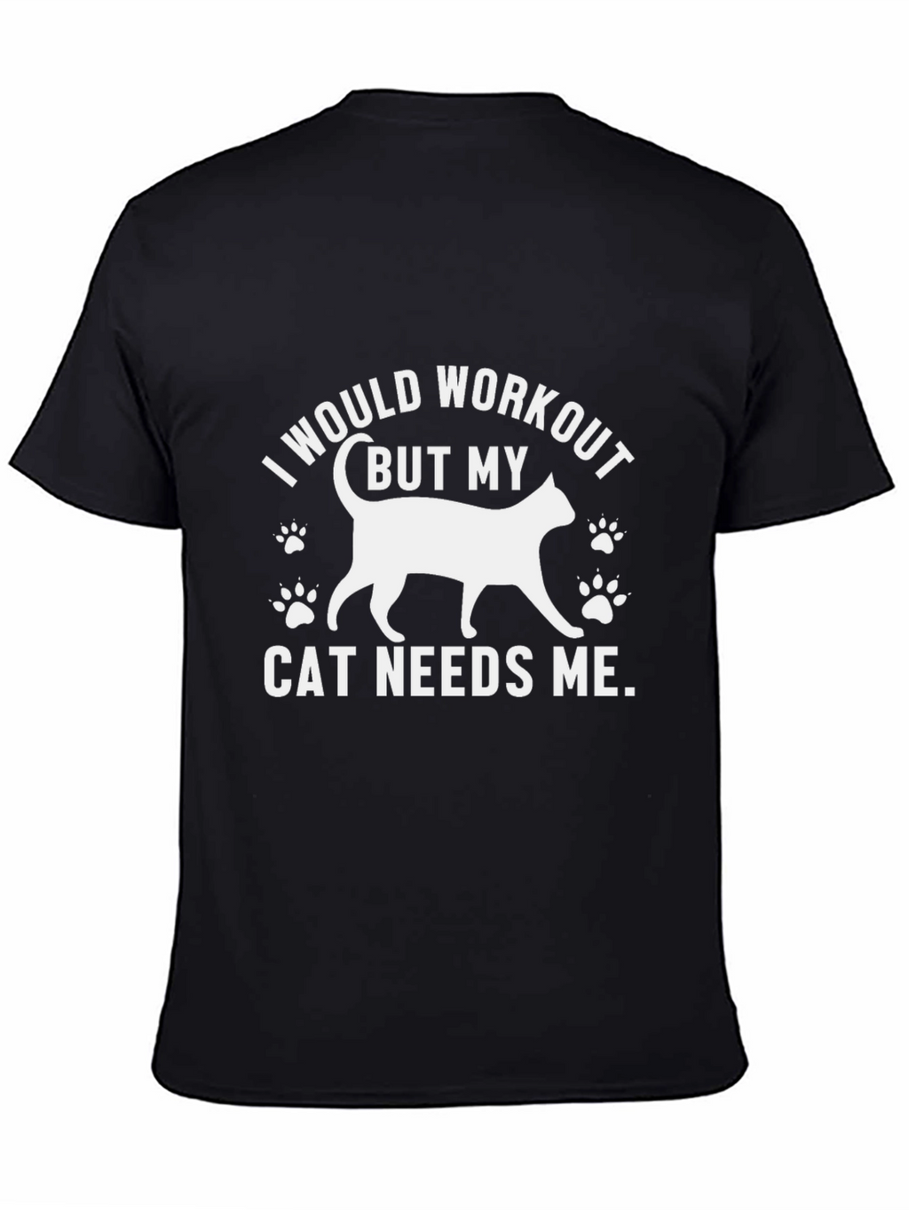 Funny Cat Lover Workout Excuse T-Shirt