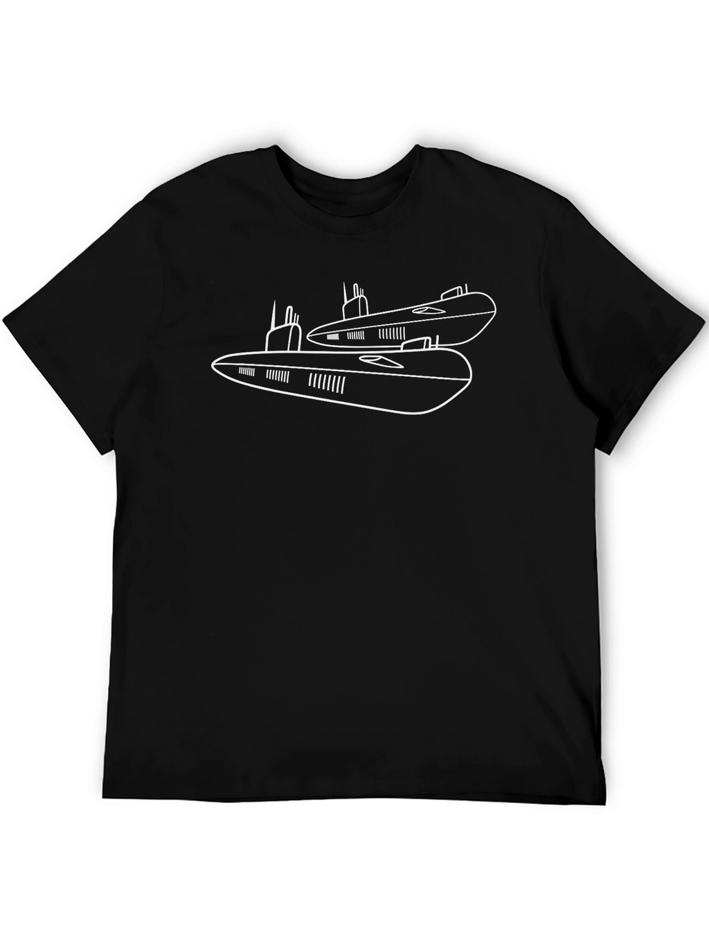 Submarine Graphic T-Shirt - Sleek Black Cotton Tee