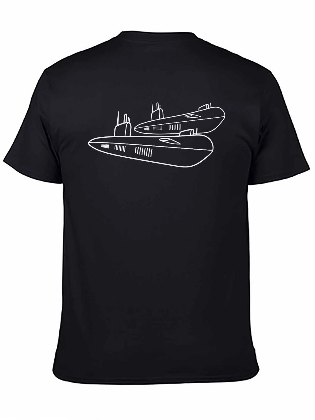 Submarine Graphic T-Shirt - Sleek Black Cotton Tee