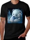 Cute Bear Graphic Tee - Stylish & Comfortable
