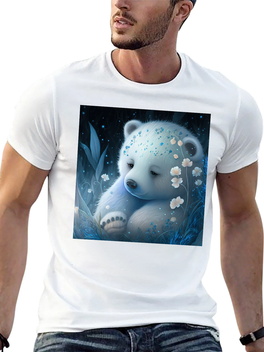 Cute Bear Graphic Tee - Stylish & Comfortable