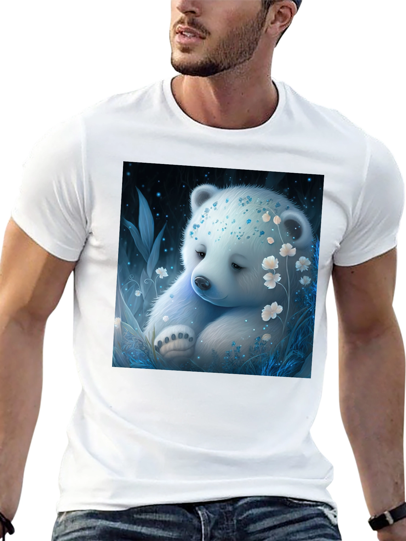 Cute Bear Graphic Tee - Stylish & Comfortable