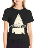 Chippewa Arrowhead Graphic T-Shirt - Black
