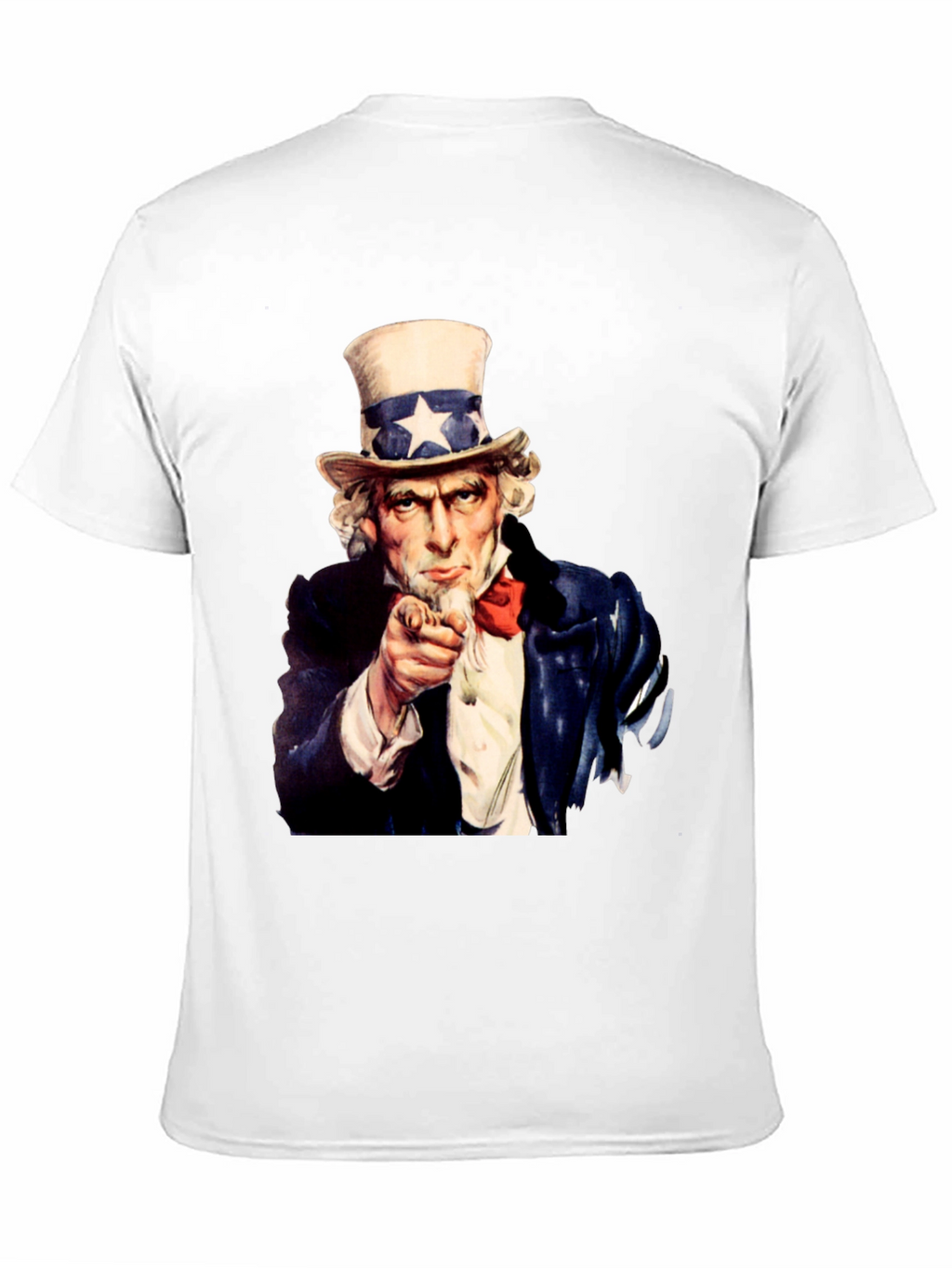 Uncle Sam I Want You Black T-Shirt