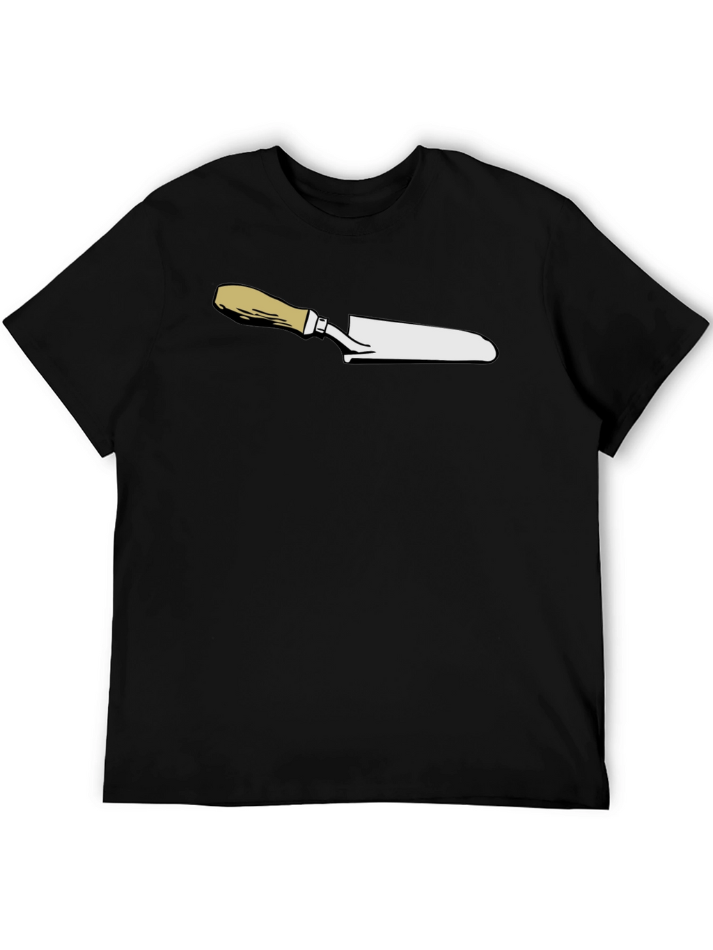 Chefs Knife Graphic T-Shirt - Black