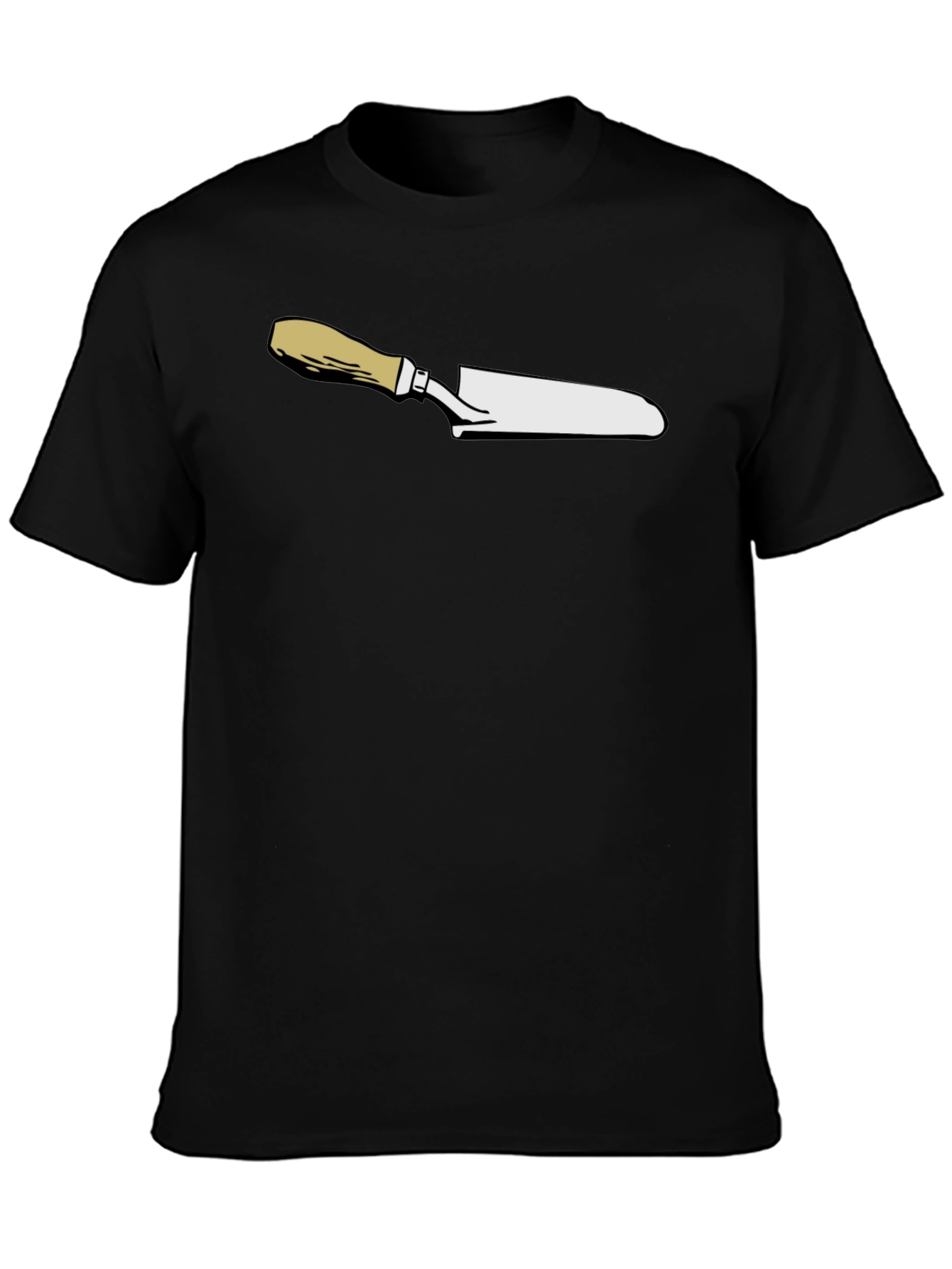 Chefs Knife Graphic T-Shirt - Black