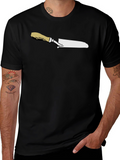 Chefs Knife Graphic T-Shirt - Black