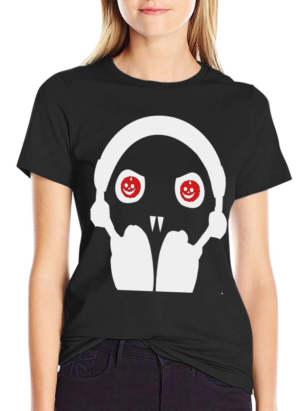 Spooky Headphone Graphic Tee