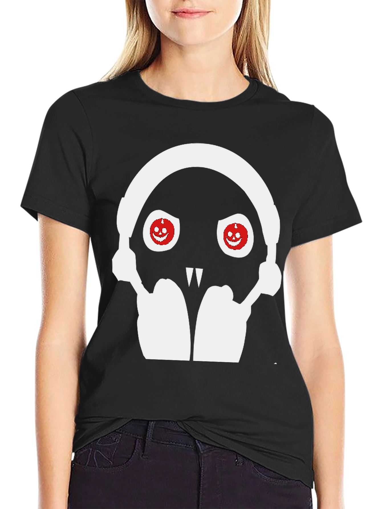 Spooky Headphone Graphic Tee