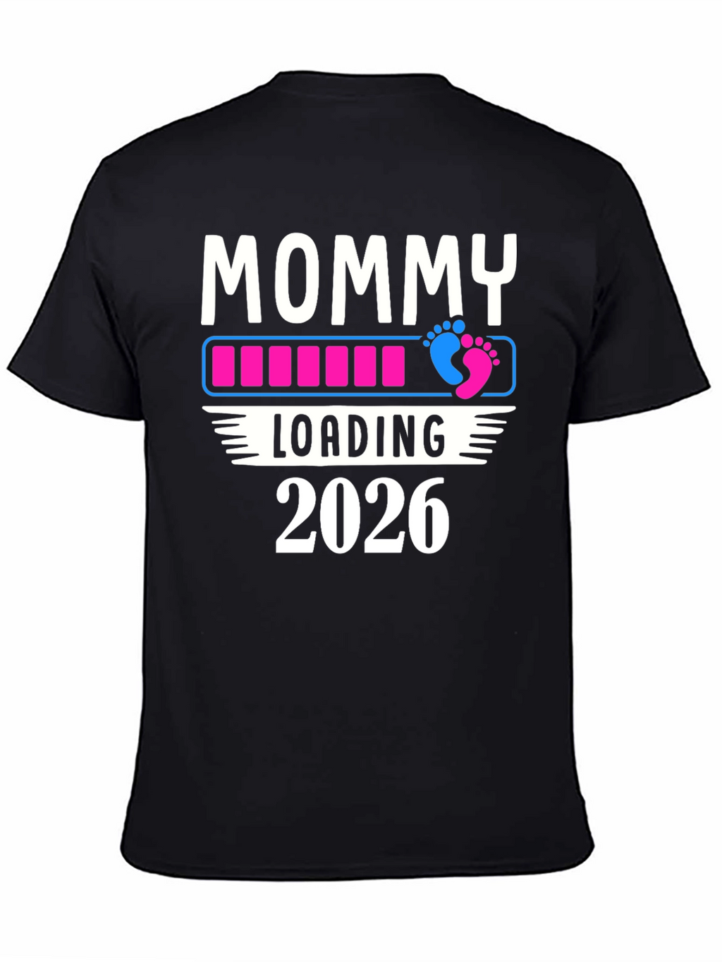 Mommy Loading 2026 T-Shirt Pregnancy Announcement