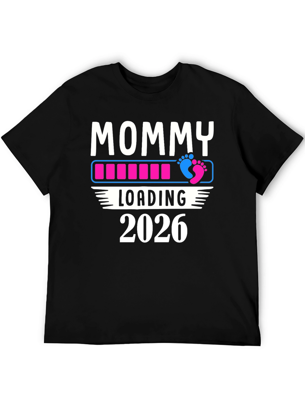 Mommy Loading 2026 T-Shirt Pregnancy Announcement