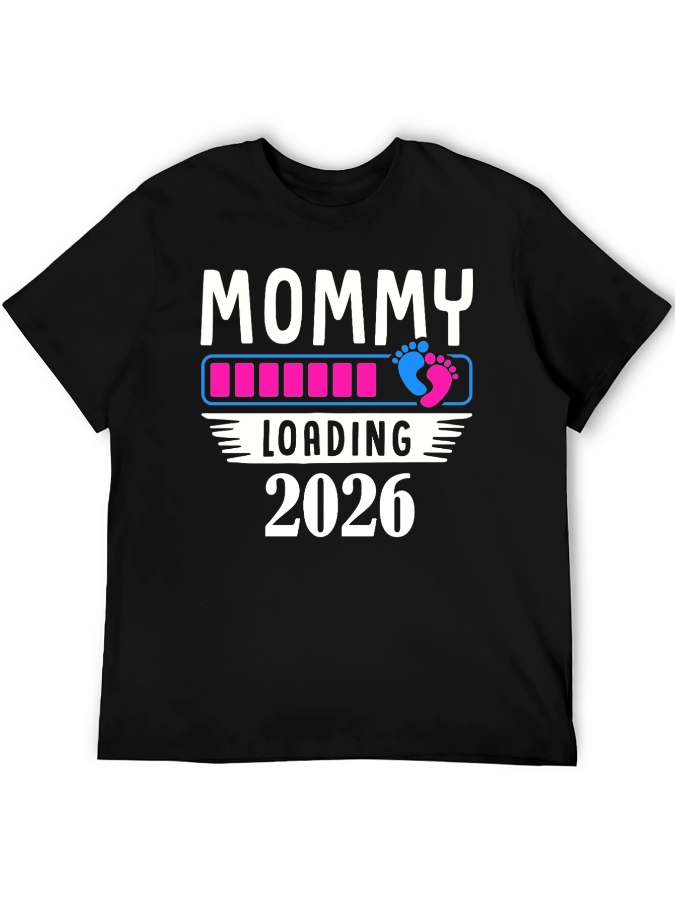 Mommy Loading 2026 T-Shirt Pregnancy Announcement