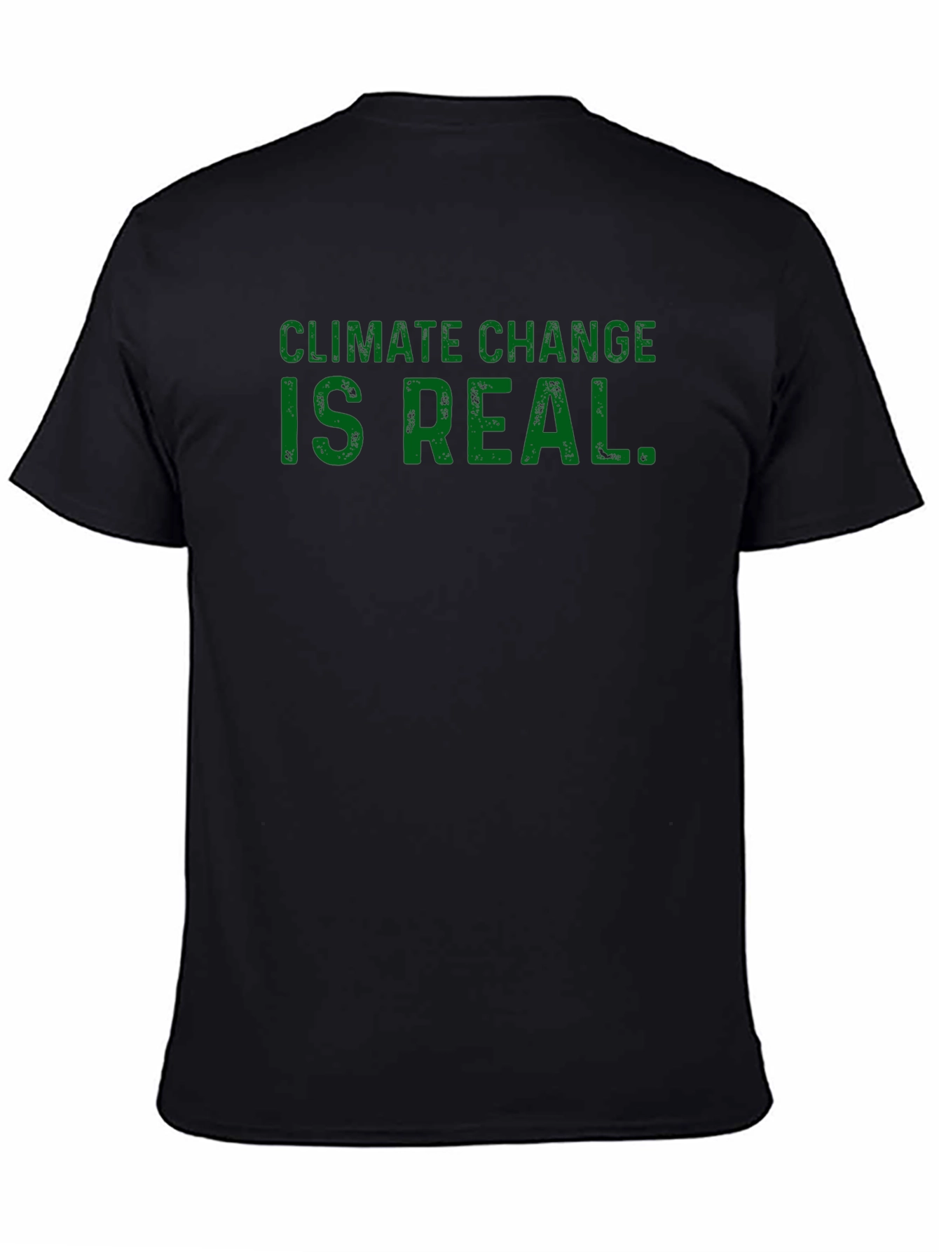 Climate Change is Real T-Shirt - Black
